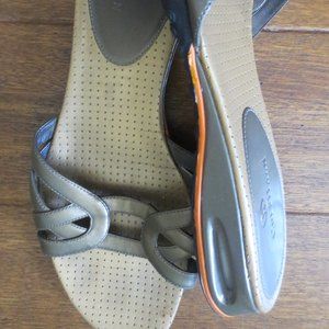 Cole Haan metallic leather sandals